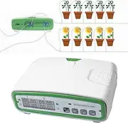 Automatic Pump Watering System for 20 Potted Pl Irrigation Kit with 30-Day Programmable Water Timer Screen 49.2ft Tube Perfect for Indoor Gardens Greenhouses Hydroponics