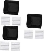 Minkissy 3sets Adjustable Lash Extension Wrist Strap Lash Hand Plate Eyelash Extension Pallet for Fast Applicator 2pcs*3