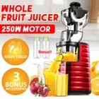 Slow Juicer Cold Press Whole Fruit Juice Chute Extractor Vegetable Processor Set
