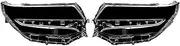 CLZCNQLX Headlight Lampshade Transparent Lens Left Right Lampshade Protective Cover Compatible for Toyota Alphard Vellfire AH30 Facelift 2018-2021