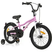 Costway 45 cm Kids Balance Bike Training Bicycle Purple