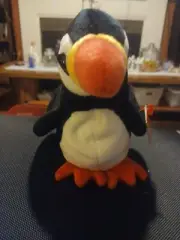 Mint Rare Ty Beanie Baby 1997 Retired "Puffer" The Puffin W/tag Errors