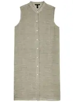 Eileen Fisher Linen-blend Tunic - Beige - M (UK 14-16 / L) M (UK 14-16 / L)