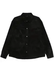 [Daily Paper] floral-laser denim shirt L Black