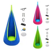 Kids Pod Swing Seat Cotton Child Hammock Chair with PVC Inflatable Cushion