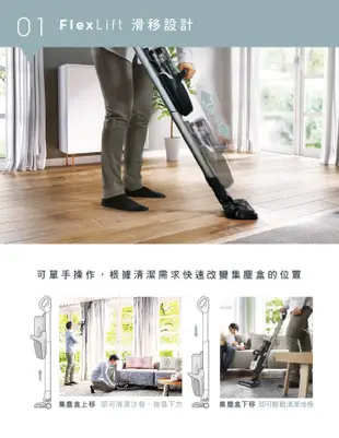 【Electrolux 伊萊克斯】Pure F9 滑移百變吸塵器 冰雪白 PF91-6BWF (5折)