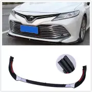 Carbon Fiber Front Bumper Spoiler Cover Trim For Toyota Camry L LE XLE 2018-19