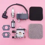 Carburetor Ignition Coil Kit Fit for Sti FS75 FS80 FS85 FC85 HT70 HS75 HL75 HT75 HS80 Chainsaw 4140 120 0619, 4137 120 0608