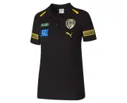 Richmond Tigers 2024 AFL Puma Team Polo Shirt Sizes S-4XL!