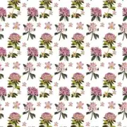 24x30" Pink Floral Roll Gift Wrapping Paper, Pre-cut Sheets, Made in USA