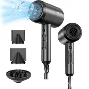 SHRATE Lightweight Ionic Hair Dryer with Diffuser - Powerful 1800W Blow Dryer...