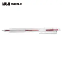 在飛比找momo購物網優惠-【MUJI 無印良品】透明管原子筆/0.7mm/紅