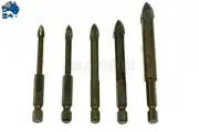 5 6 8 10 12mm Tile Porcelain Drill Bit Glass Marble Ceramic Shank Hex Spear Head