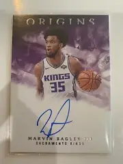 2018-19 Panini Chronicles Origins RC On Card Auto Marvin Bagley III Kings /99