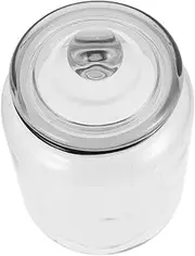 BRIGHTFUFU 2l Glass Laundry Dispenser Detergent Container for Laundry Room Airtight Storage Jar with Wide Mouth