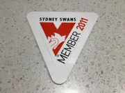 SYDNEY SWANS AFL TEAM STICKER PREMIERS CATS DOGS TIGERS PORT POWER EAGLES PIES