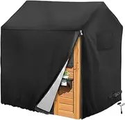 ETUCYNG 110x120x140cm Playhouse Cover Outdoors Play Houses Of 210D Waterproof Sunscreen Protective Cover With Drawstring For Sunlight Dust Protection