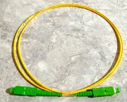 10-Qty 1M or 3.28' Single mode Simplex Fiber Optic Patch Cable SC/APC-SC/APC #59