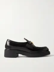 [Gucci] Gucci - Horsebit-embellished Leather Loafers - Black - IT40.5 IT 40.5 Black