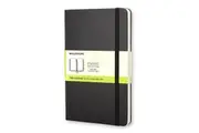 Moleskine: Classic Pocket Hard Cover Notebook Plain - Black