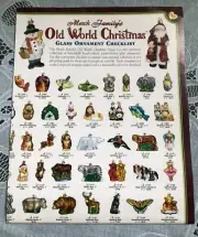 OLD WORLD CHRISTMAS 2005 CHECKLIST /POSTER "CATALOG"