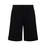 [Alexander Mcqueen] Alexander Mcqueen-Black Cotton Shorts-Uomo L STAND