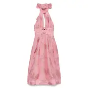 [Rebecca Vallance] Rebecca Vallance Floral-embroidered Dress 14 UK PINK