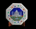 18*18' Pietra dura marble inlay table top beautiful Coffee Table Top Patio Table