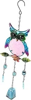 PAMINGONO Distinctive Owl Wind Chime Pendant Attractive Hanging Decor for Garden Home Peaceful Atmosphere
