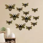 12x Bee Wall Decor Window Surface Sticker Lovely Background Party Decorations