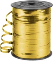 500 Yards 3/16" Metallic Curling Ribbon 1/5CR-500YD-Metallic, Gold