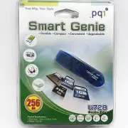 PQI Smart Genie U728 4in1 Reader & Memory internal 256MB SD, MMC RS-MMC