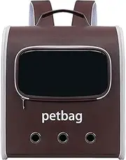 Pet Backpack for Cats - Cat Backpack Carrier, Large Cat Backpack | Expandable Small Pet Carrier Backpack, Fashionable Carriers for Small Dog, Breathable Design Secure & Comfortable for Small Dogs