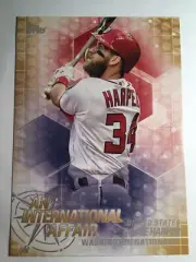 2018 Topps Update International Affair 5x7 Bryce Harper Nationals IA40 01/10