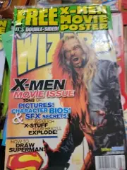 WIZARD #107 August 2000 USA COMICS MAGAZINE cover #4 TYLER MANE as SABRETOOTH