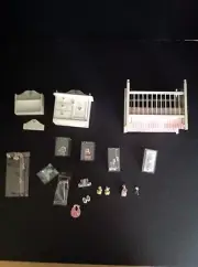 Miniature Handmade Wood Doll House Furniture Accessories Unique One Of A Kind