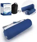 Lumbar Pillow,Inflatable Half Moon Pillow with Strap (Memory Foam),Recliner L...