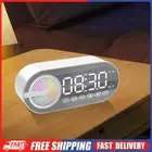 Wireless BT Speaker Small Alarm Clock LED Display Living Room Office Decoration