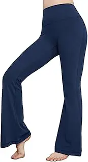 [AEIKINISIS] High-Waist Flare Legging,Bootcut Workout Pants,Flared Yoga Pants for Women,Stylish Activewear for Yoga,Pilates & Casual Wear