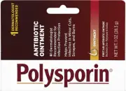 Polysporin First Aid Topical Antibiotic Skin Ointment With Bacitracin Zinc & Pol
