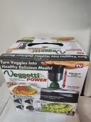 NIB 4 in 1 Automatic Vegetable spiralizer Veggetti Power ''As seen on TV''