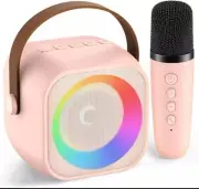 K29 Karaoke Machine Portable Bluetooth Speaker w Wireless Microphone New