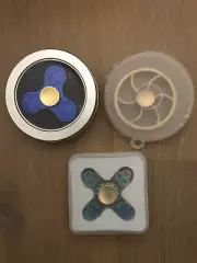 Fancy Fidget Hand Spinners Metal Finger Toy -- Stress Reducer