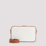 [Bottega Veneta] Bottega Veneta-White Small Camera Leather Shoulder Bag-Uomo OS OS