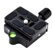 KZ-20 Quick Release Clamp Adapter Plate Mount For Arca Swiss Camera Tripod