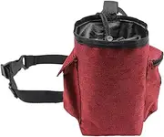 Climbing Chalk Bag - Bag for Rock Climbing, 18cm Gym Chalk Bag - Dustproof with Zippered Pocket for Outdoor Use - Oxford Cloth Design Ideal for Men and Women - Perfect for Bouldering and Training