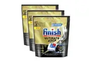 Finish 135 x Powerball Ultimate Plus All In 1 Dishwashing Tab Fresh Burst (3x45)