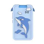 Blue Children Mini Mobile Phone Camera Dual Camera Multi Function Photo & Video Sticker Camera (No Memory Card Included)