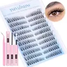 Wispy Lash Extension Kit Natural Lash Clusters 180Pcs Individual Lashes Clusters