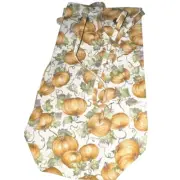NEW Longaberger Cloth Liner PUMPKIN patch FALL FOLIAGE 2644176 In Bag 8x12